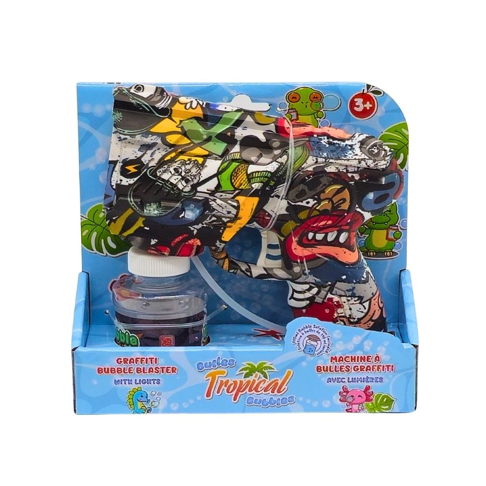 Image Graffiti Bubble Blaster with Lights - 10 holes